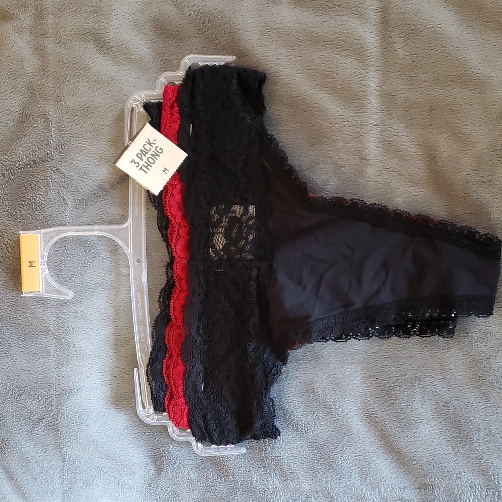 3 pack Thongs NWT